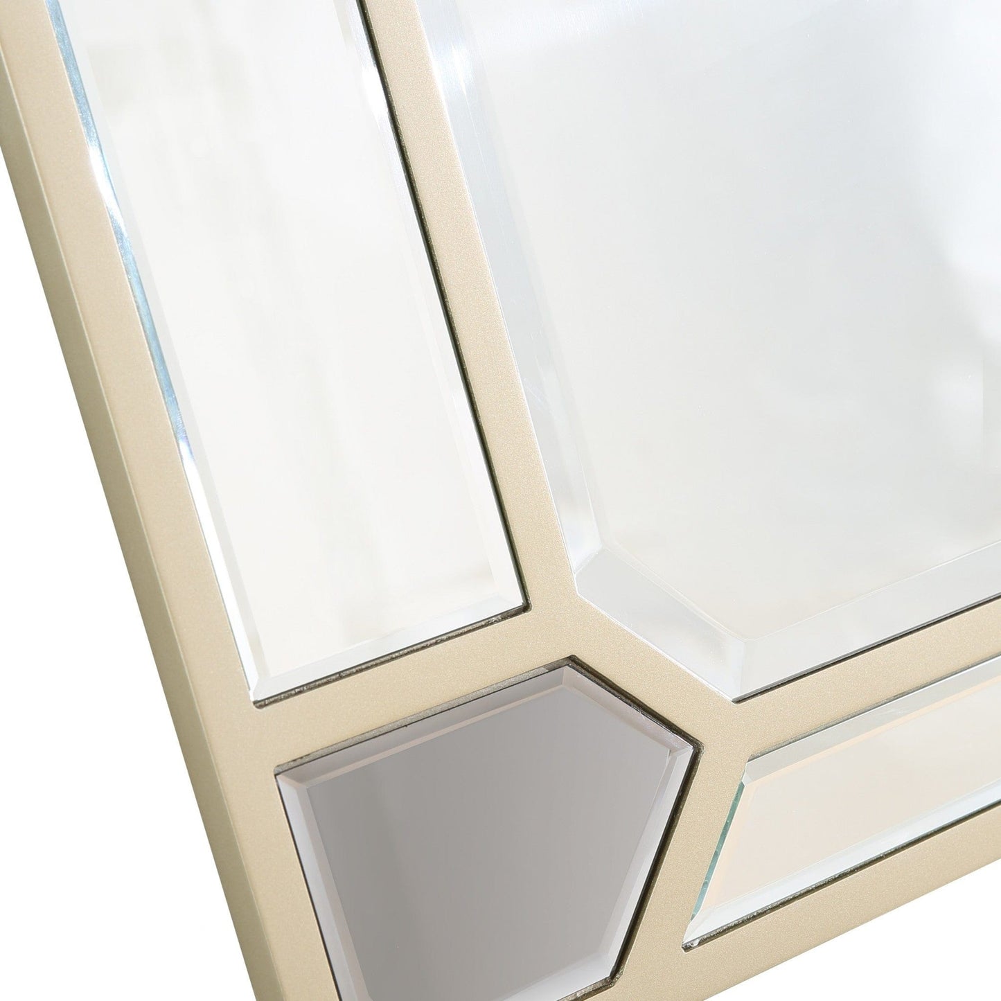 Antiqued Silver Wall Mirror