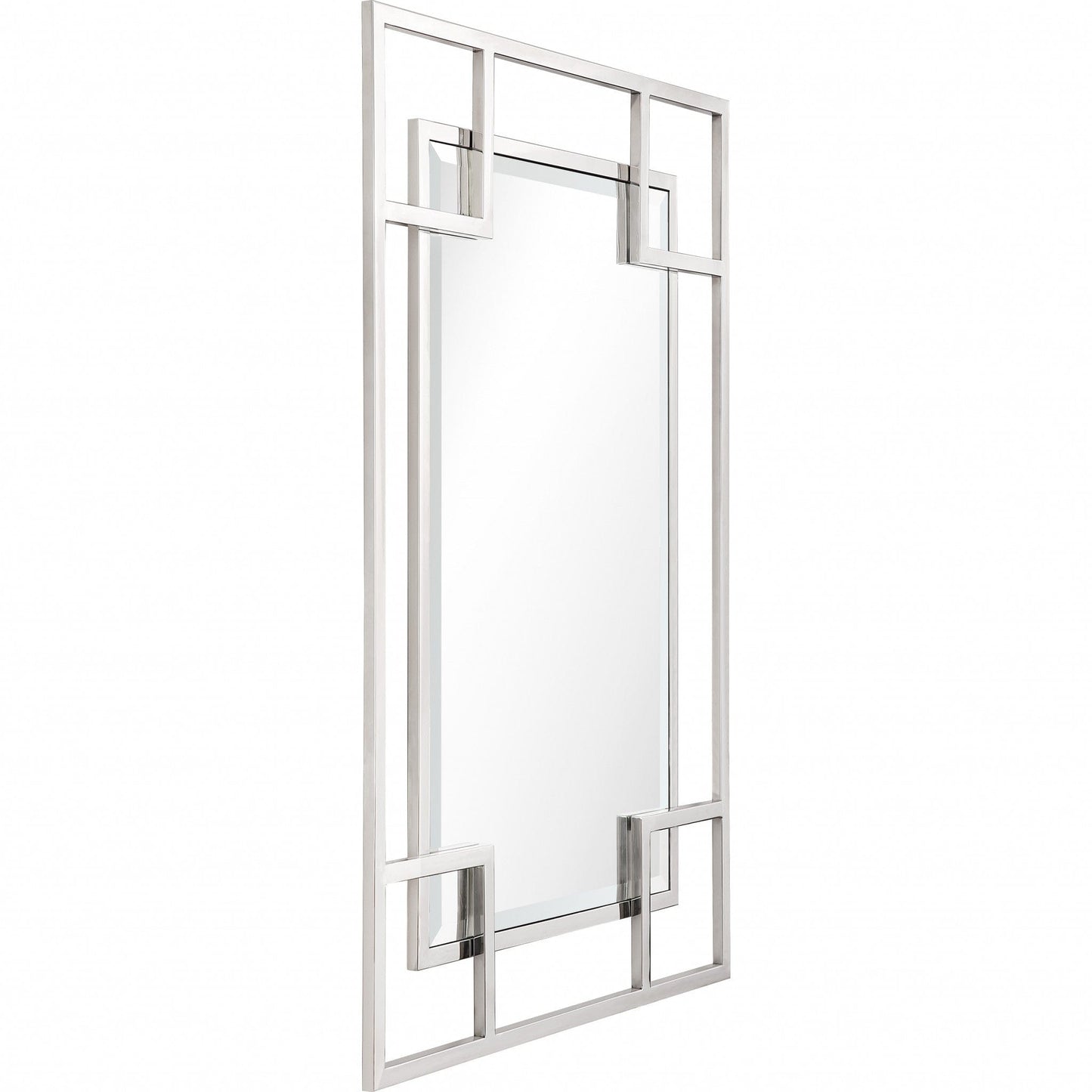 X Shaped Rectangular Mirror