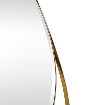 Black and Gold Wall Mirror