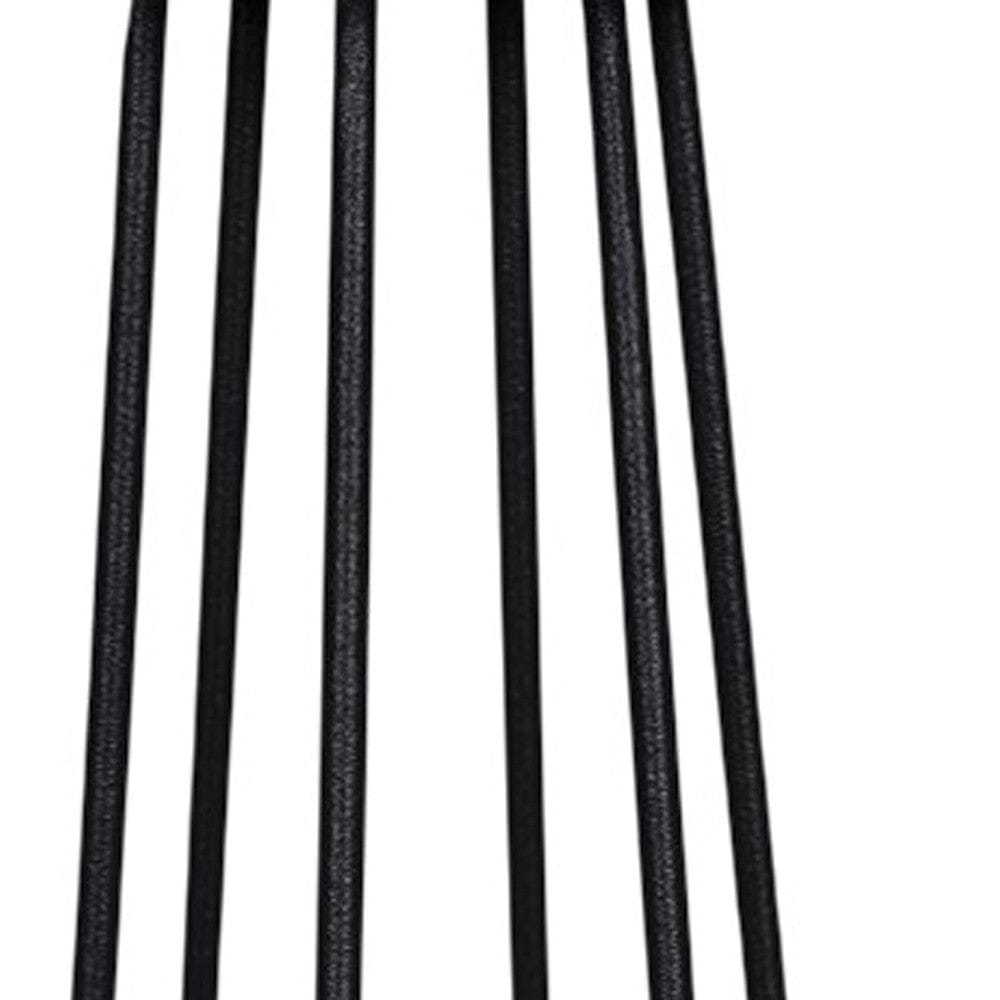 Set of Three Black Metal Candle Holders