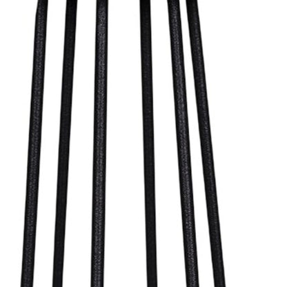 Set of Three Black Metal Candle Holders
