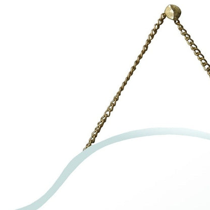 Arch Shaped Beveled Hanging Mirror