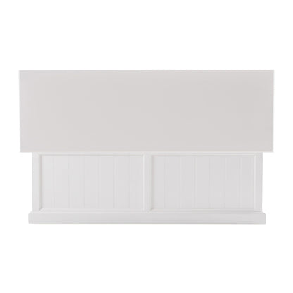 Classic White Paneled Storage Chest