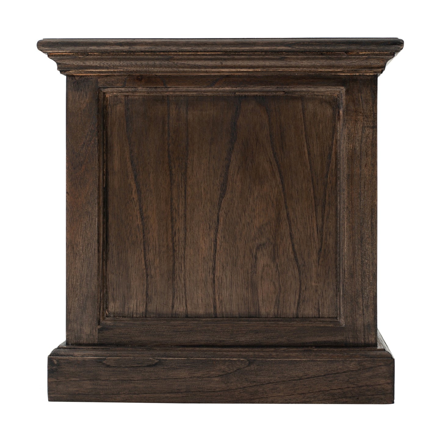 71" Black Wash Wood Entertainment Unit with Four Drawers