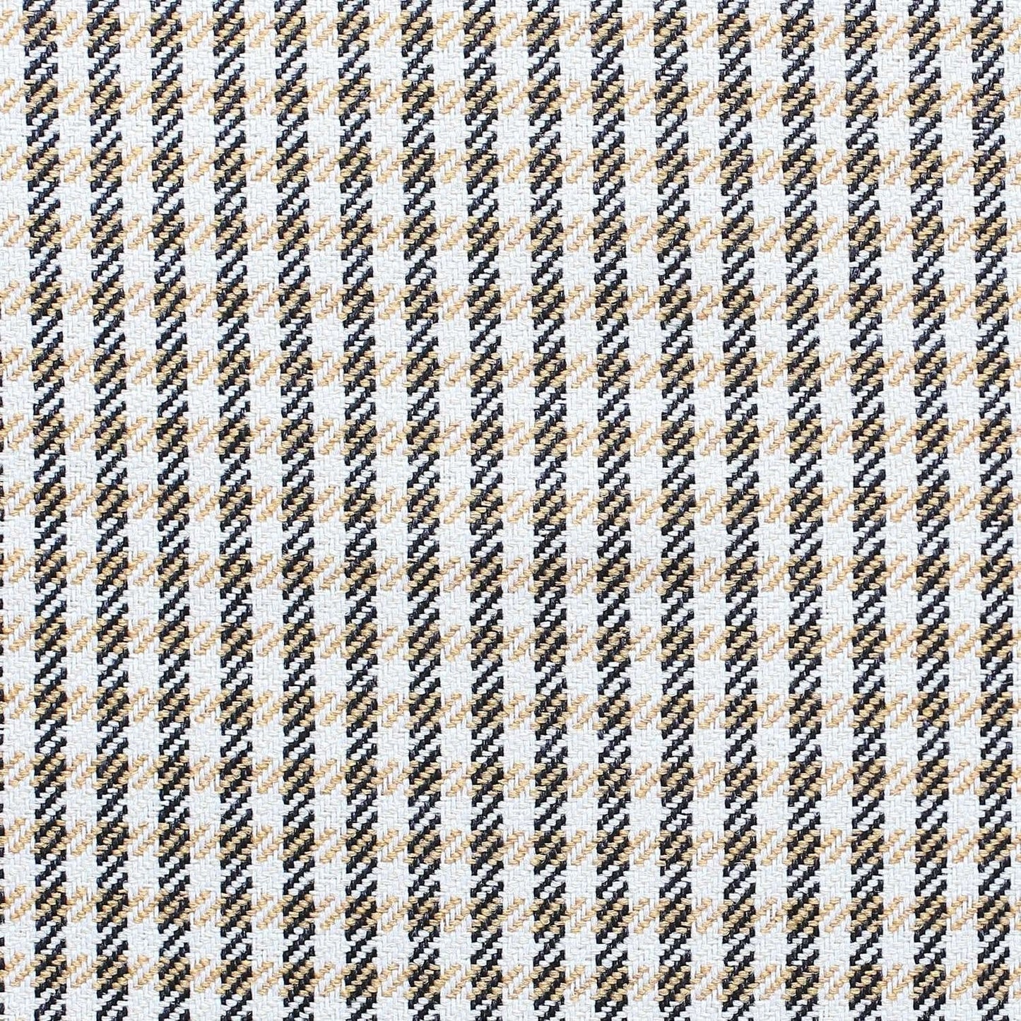 Black and Tan Houndstooth Throw Pillow