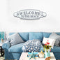 Welcome to the Beach Metal Wall Plate