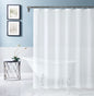 White Puff Sprinkles Shower Curtain