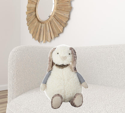 20" X 27" Ivory Novelty Polyester Throw Pillow