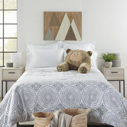 Brown 23" X 24" Novelty Polyester Throw Pillow