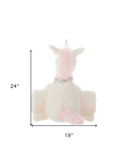 Beige 19" X 24" Novelty Polyester Throw Pillow