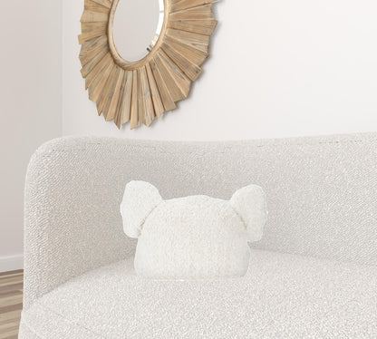 Grey 14" X 27" Novelty Polyester Throw Pillow