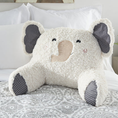 Grey 14" X 27" Novelty Polyester Throw Pillow