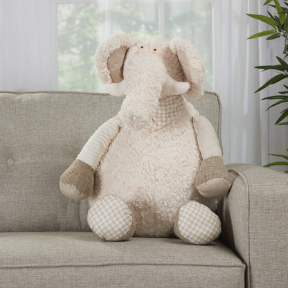 Ivory 7" X 17" Novelty Polyester Throw Pillow