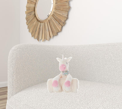 Ivory 7" X 17" Novelty Polyester Throw Pillow