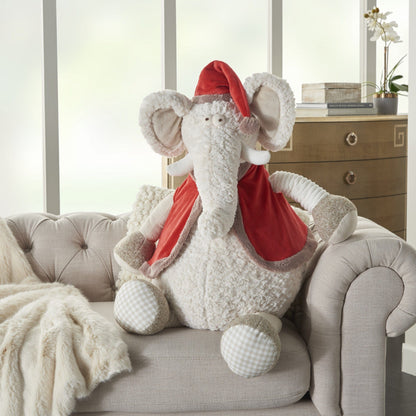 Ivory 23" X 24" Novelty Acrylic Throw Pillow