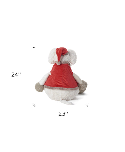 Ivory 23" X 24" Novelty Acrylic Throw Pillow