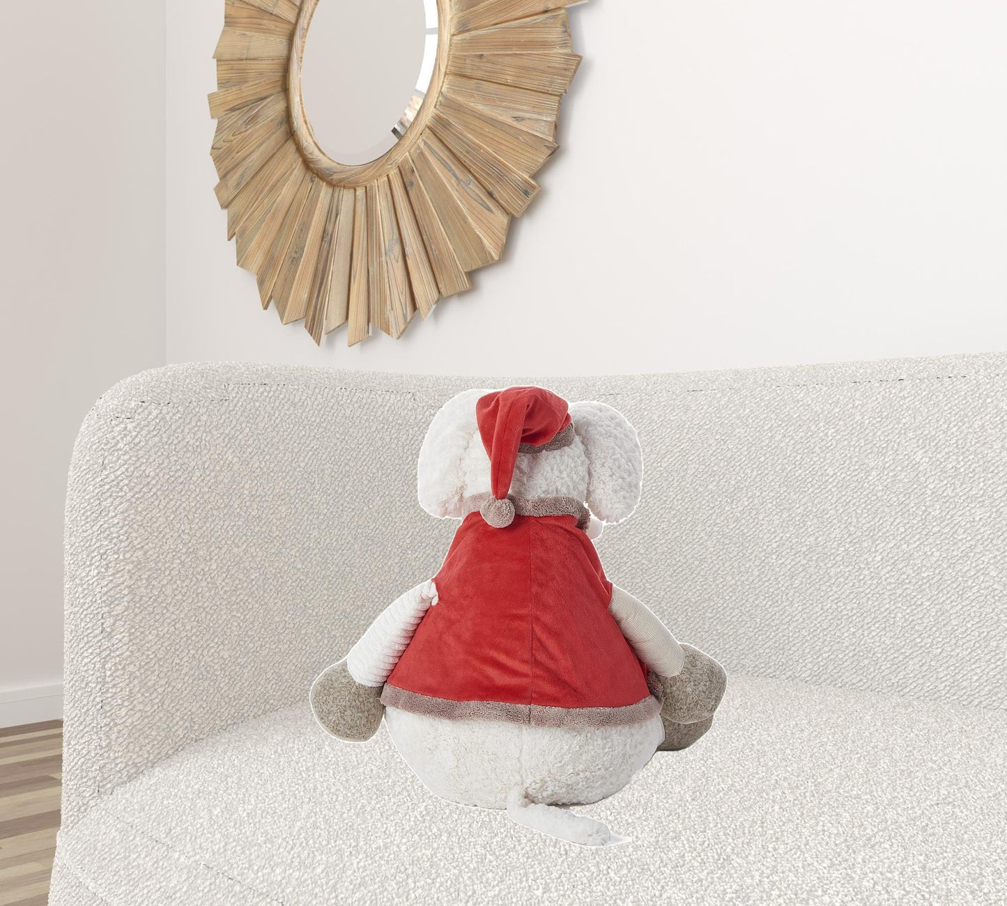 Ivory 23" X 24" Novelty Acrylic Throw Pillow