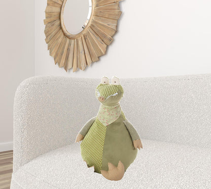 Green 22" X 26" Novelty Polyester Throw Pillow