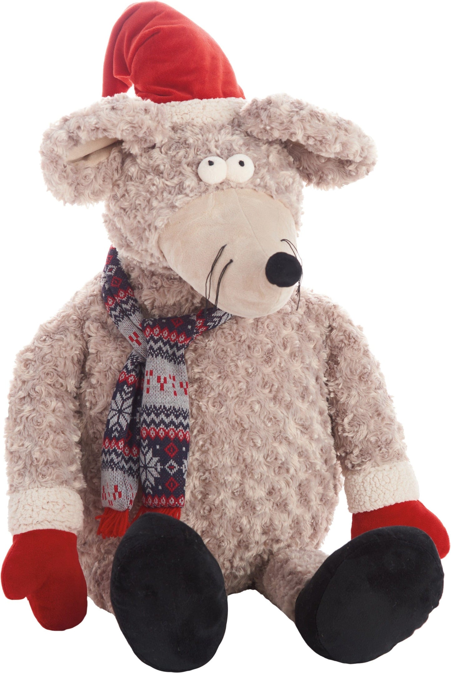 Grey 23" X 24" Novelty Polyester Throw Pillow