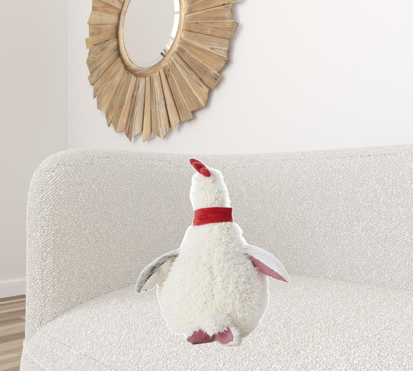 Grey 23" X 24" Novelty Polyester Throw Pillow