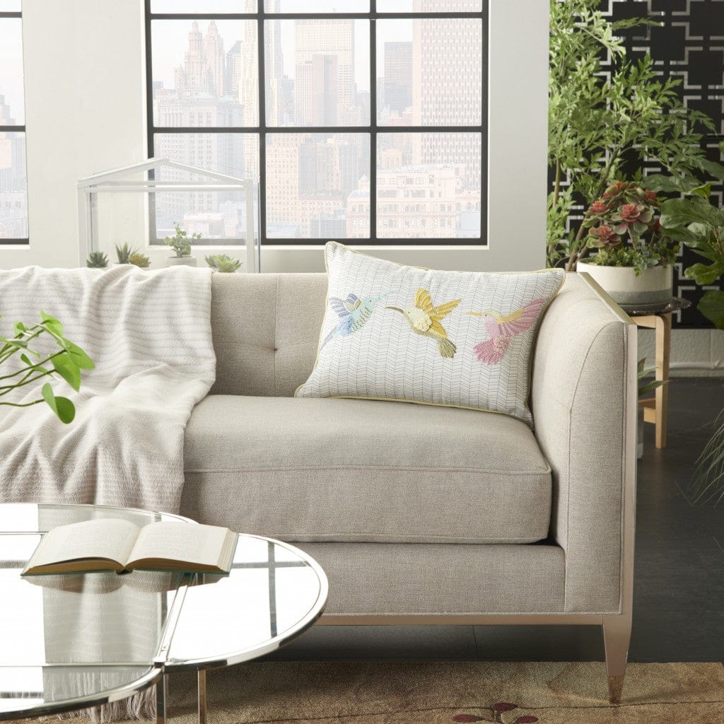 Brown 21" X 16" Novelty Polyester Throw Pillow