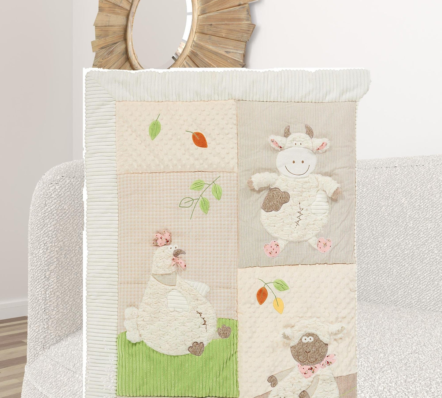 Multicolor 26" X 48" Novelty Polyester Throw Pillow