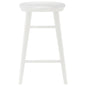 26" White Solid Wood Counter Stool
