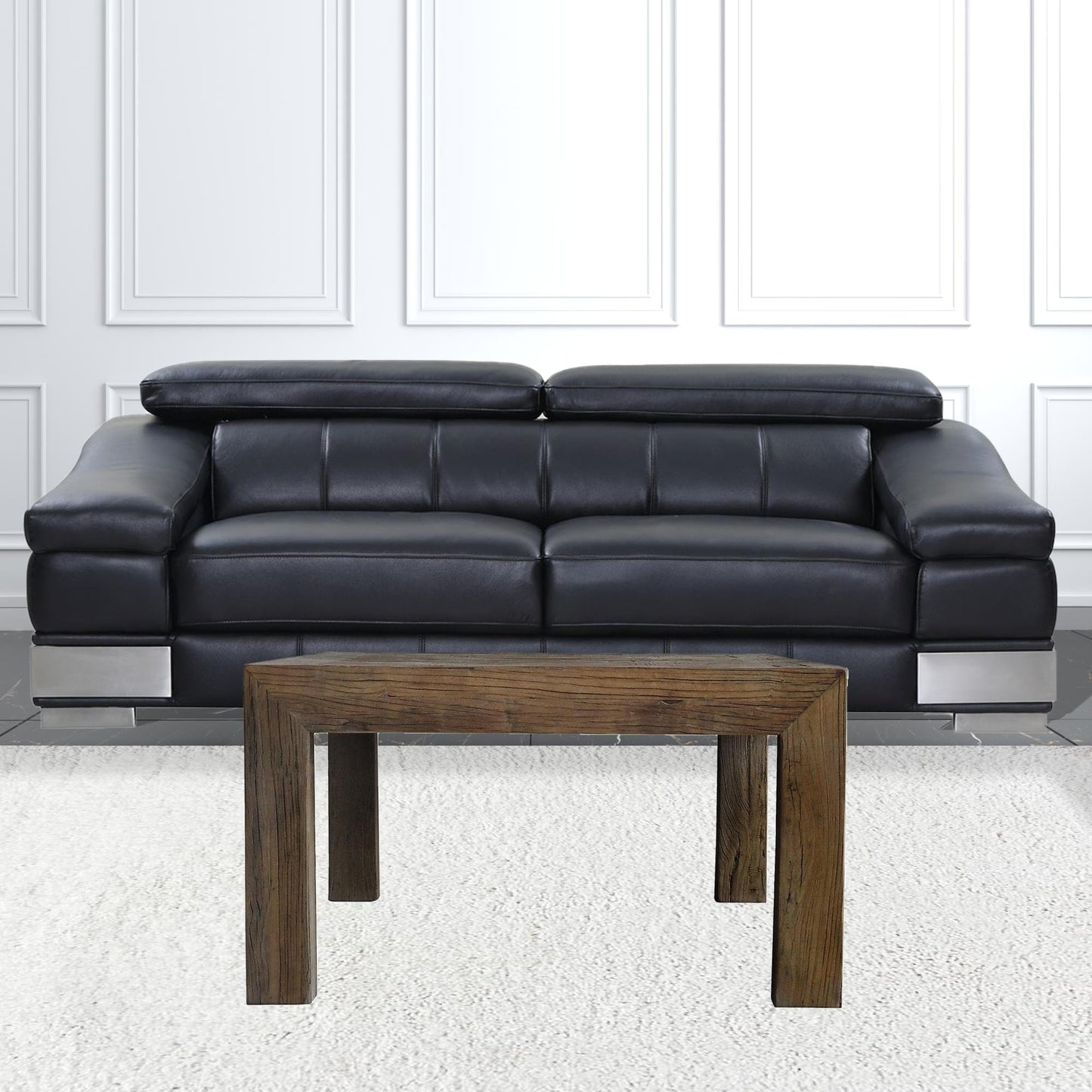 Classic Rectangular Wooden Coffee Table