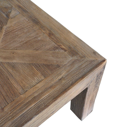 Classic Rectangular Wooden Coffee Table