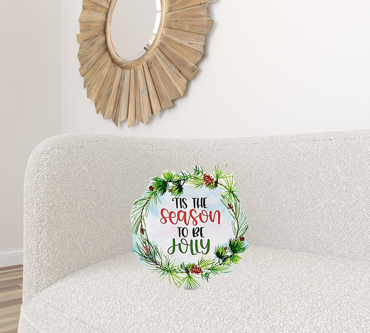 Set Of Two Multicolor Zippered Polyester Text Throw Pillow