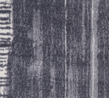 2' x 4' Shades of Gray Brushstokes Washable Floor Mat