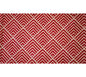 2' x 4' Deep Red and Tan Arrow Geo Washable Floor Mat