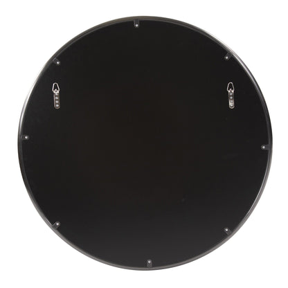 32" Brushed Titanium Round Wall Mirror