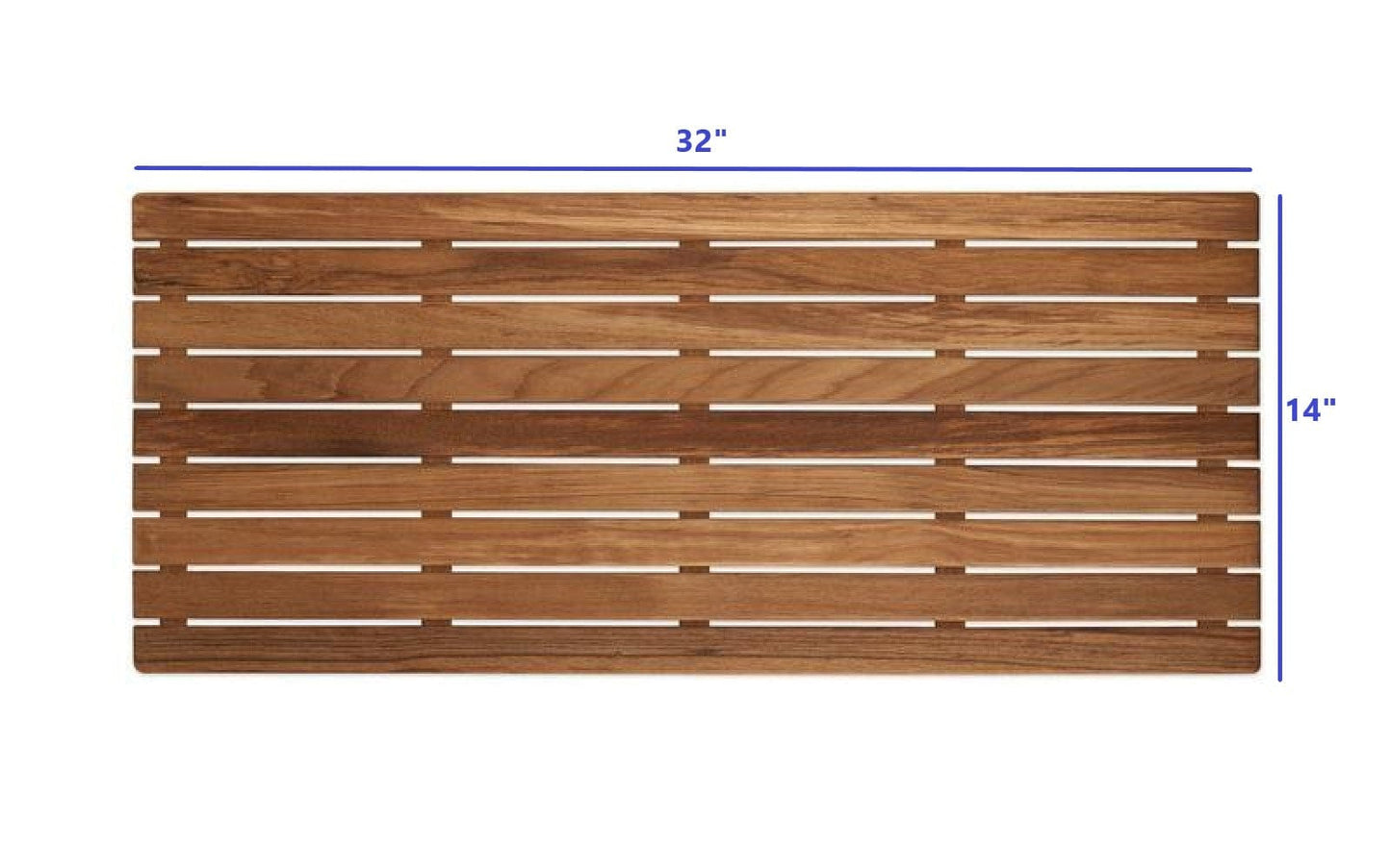 32" Grand Resort Teak Shower Bath Mat