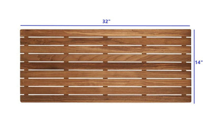 32" Grand Resort Teak Shower Bath Mat