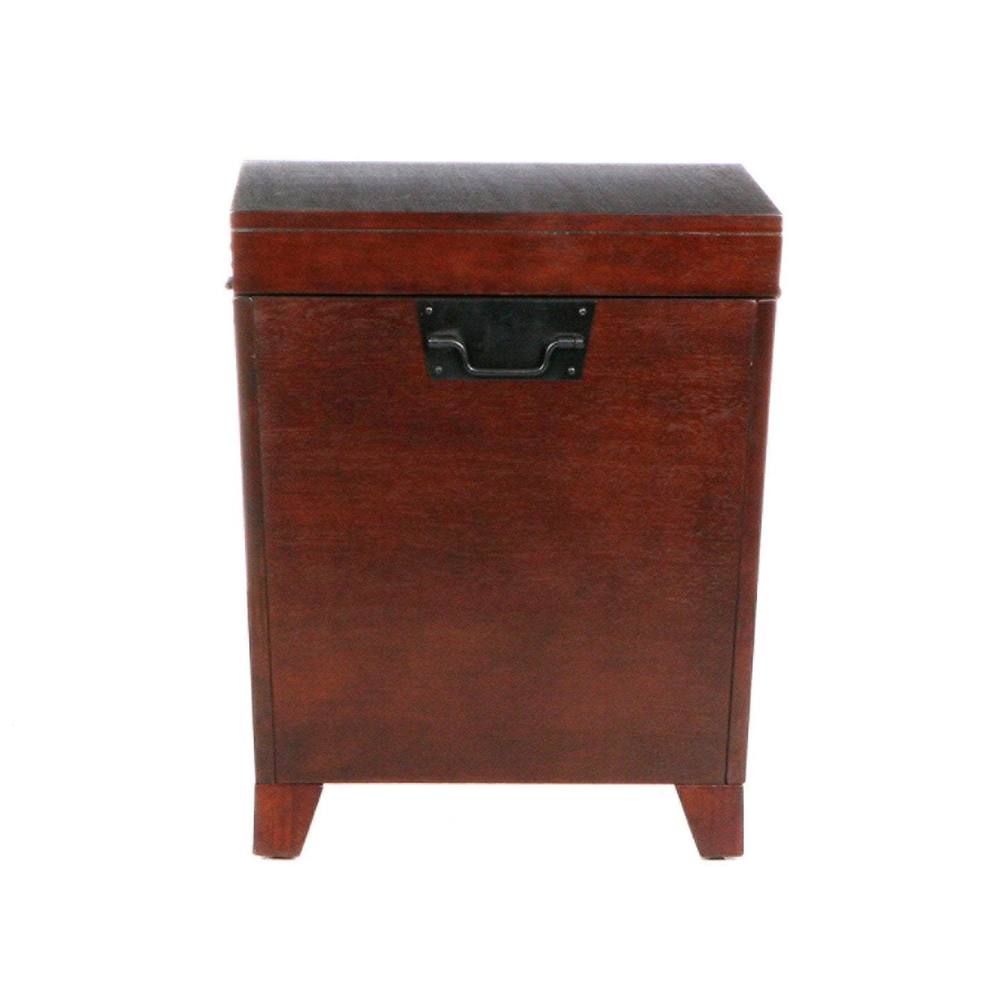24" Brown Solid Wood And Manufactured Wood Square End Table