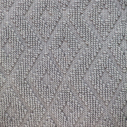 Jacquard Diamond Pattern Decorative Gray Throw Pillow