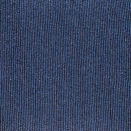 Shimmering Blue Beaded Luxury Throw Pillow