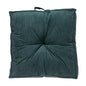 Corduroy Styled Charcoal Tufted Floor Pillow