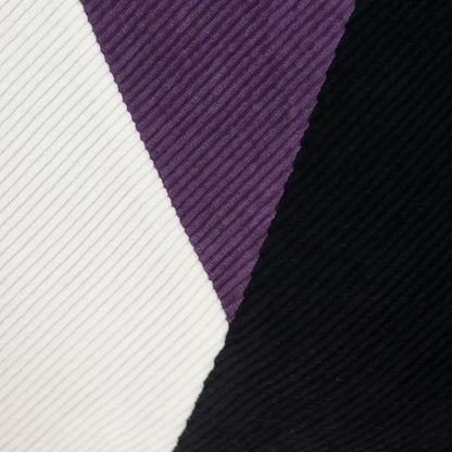 Multicolor Purple Highlight Soft Touch Throw Pillow