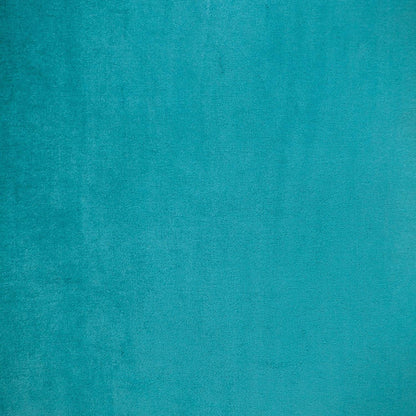 Reversible Royal and Aqua Square Velvet Throw Pillow