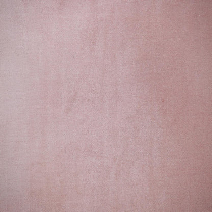 Reversible Ivory and Pink Square Velvet Throw Pillow