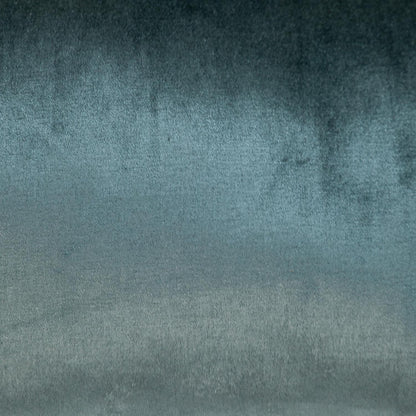 Reversible Gray and  Teal Lumbar Velvet Throw Pillow