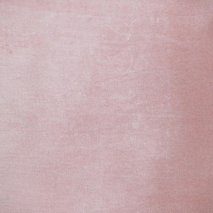 Pink and White Reversible Velvet Throw Pillow