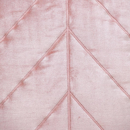 Quilted Velvet Arrows Pink Decorative Throw Pillow
