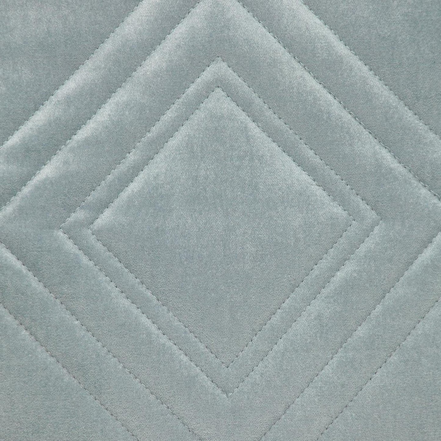 Gray Quilted Diamonds Velvet Solid Color Throw Pillow