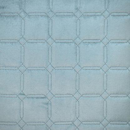 Gray Quilted Decorative Throw Pillow