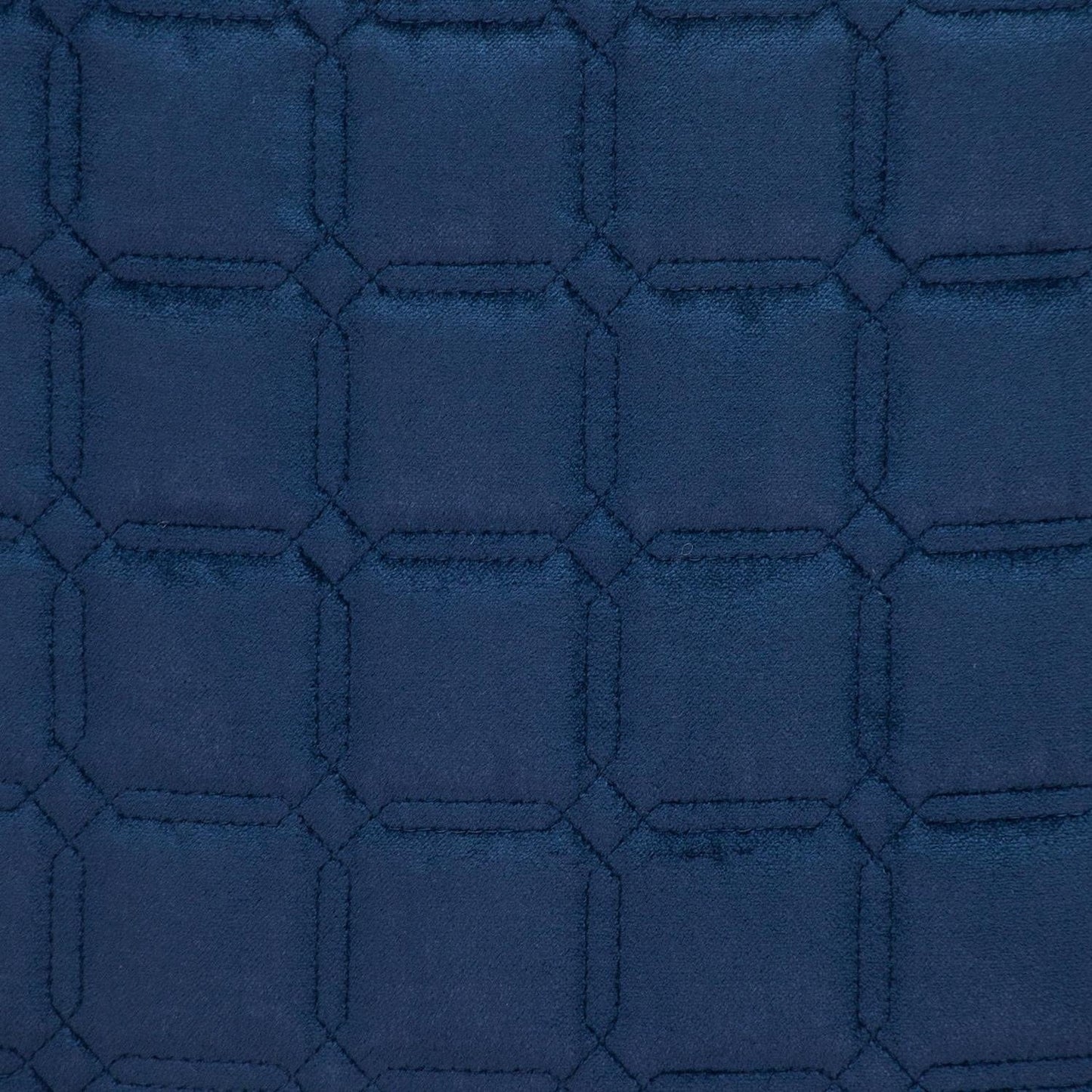 Navy Blue Quilted Decorative Throw Pillow