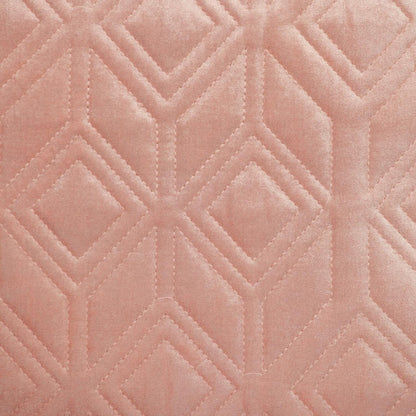 Tufted Diamonds Rose Gold Velvet Accent Pillow