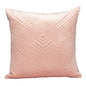 Transitional Pink Quilted Throw Pillow